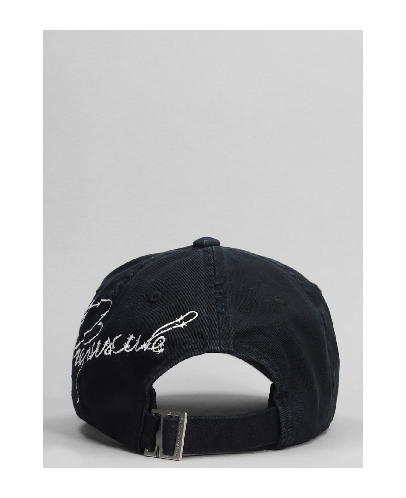 Études Hats In Black Cotton - black 帽子