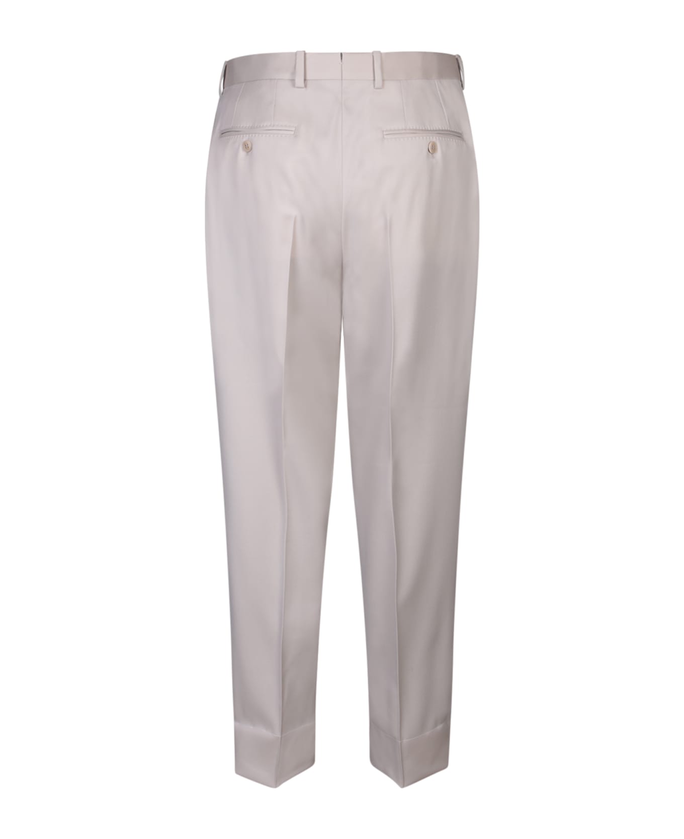 Brioni Ischia Cream Trousers - White
