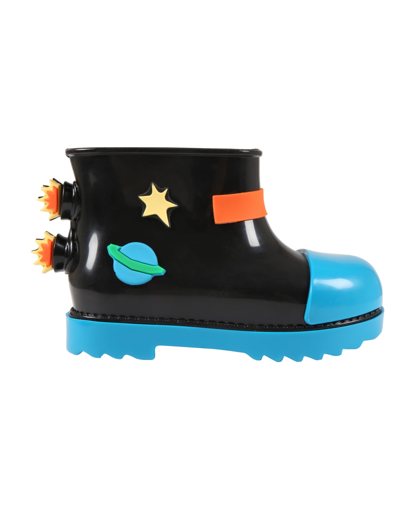 Melissa Multicolor Boots For Boy With Flames - Multicolor シューズ