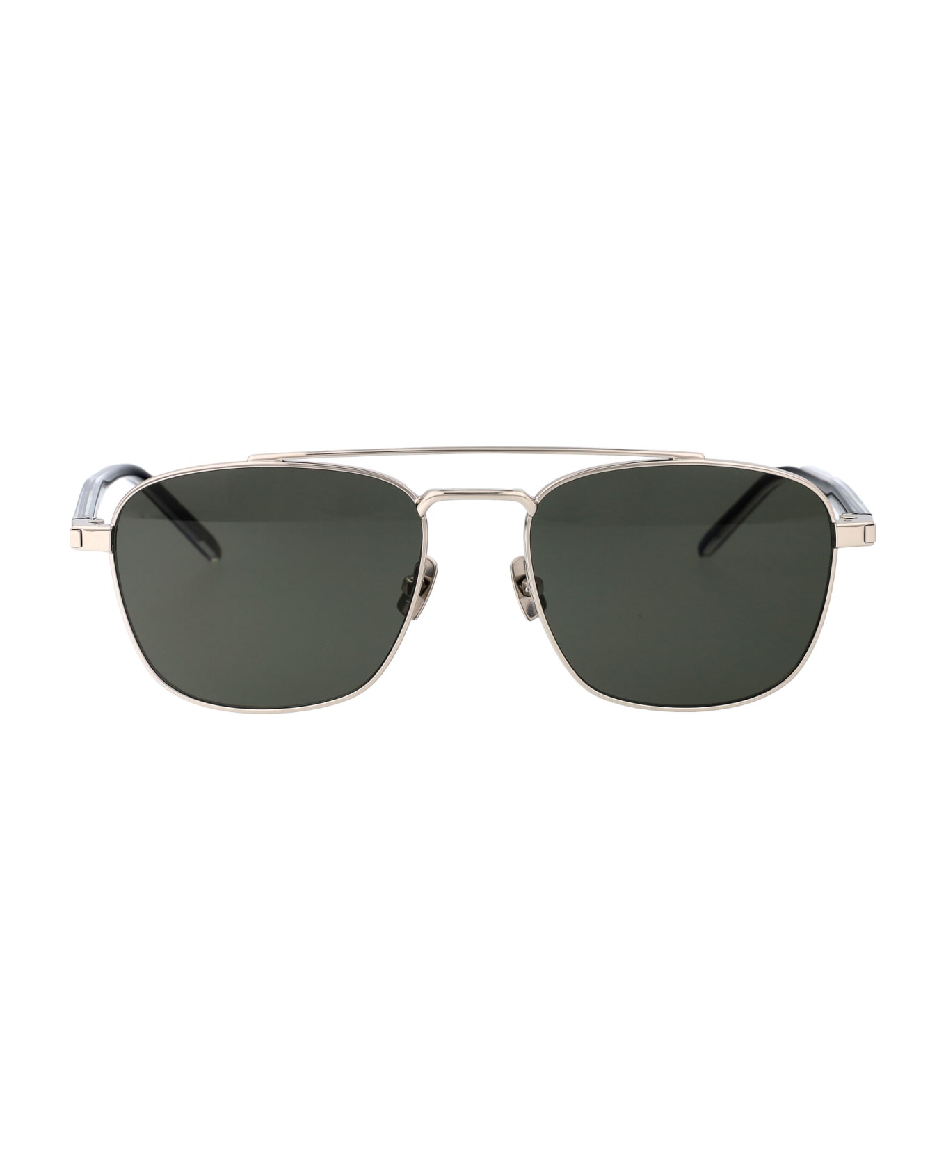 Saint Laurent Eyewear Sl 665 Sunglasses - 002 SILVER CRYSTAL GREY