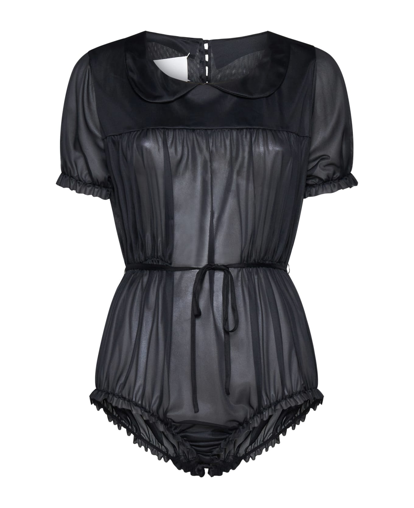 Maison Margiela Sheer Bodysuit - black