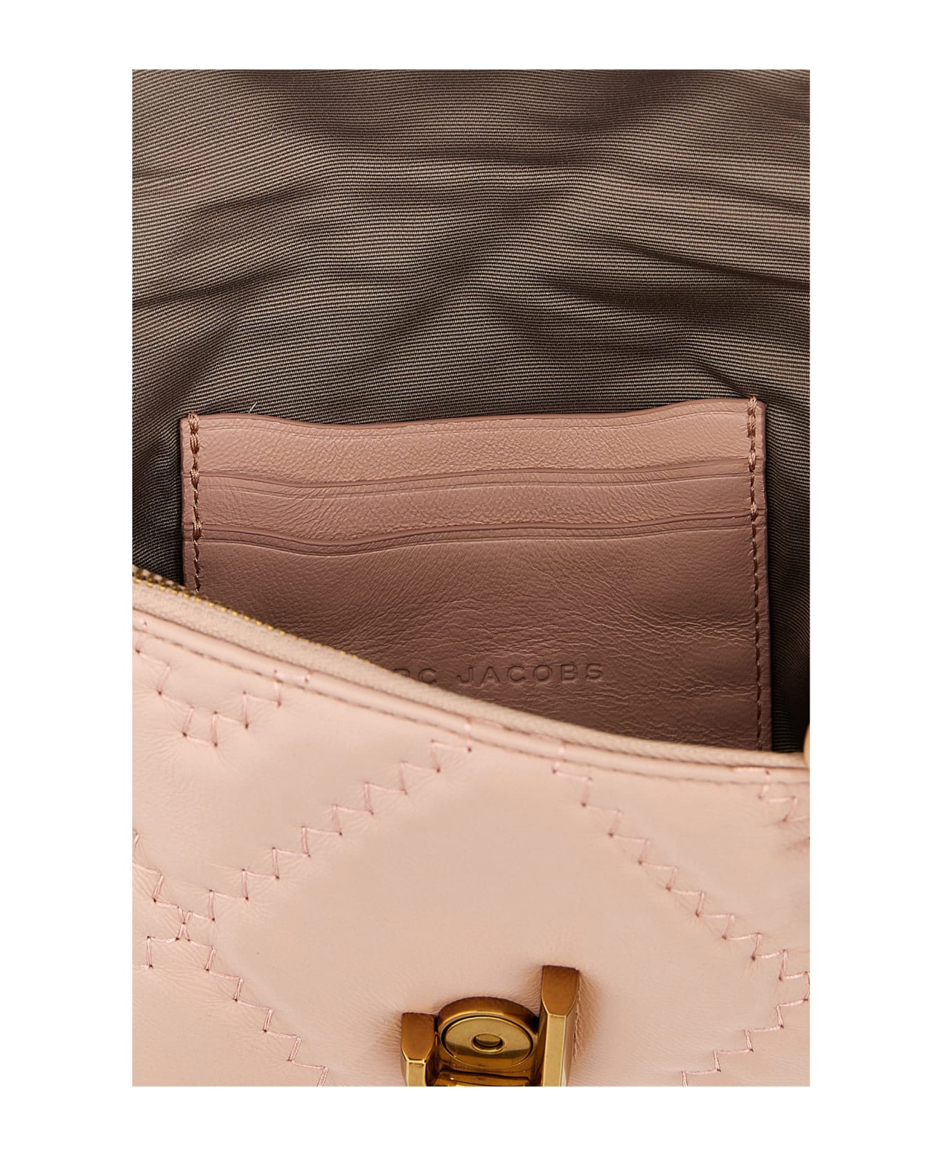 Marc Jacobs The Quilted Leather J Marc Mini Shoulder Bag - Rose