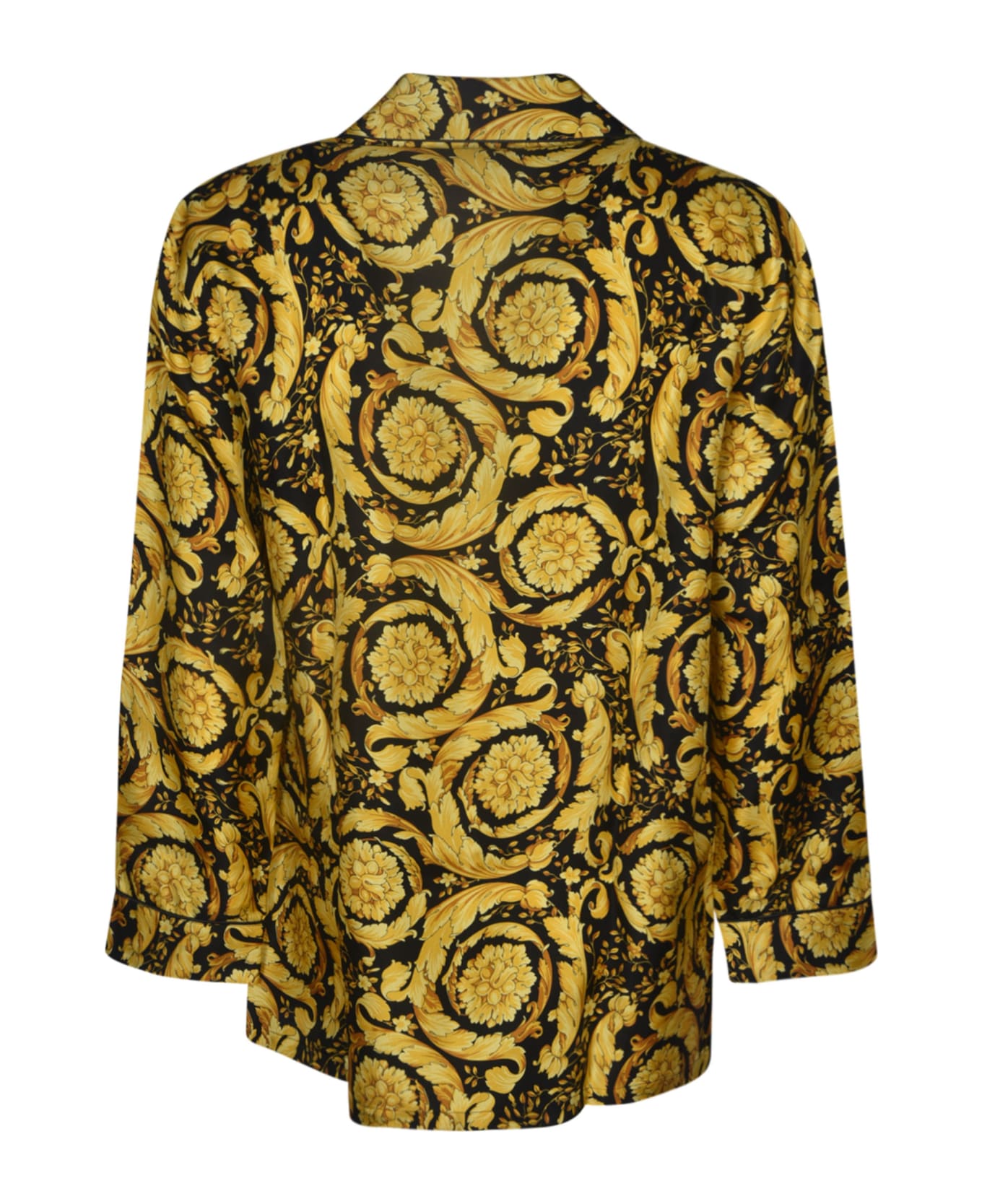 Versace Monogram Print Shirt - Gold