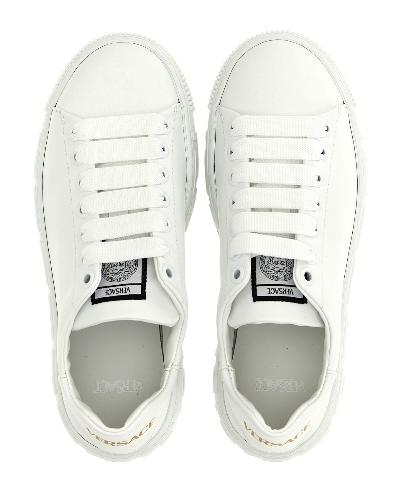 Versace 'greca' Sneakers - White
