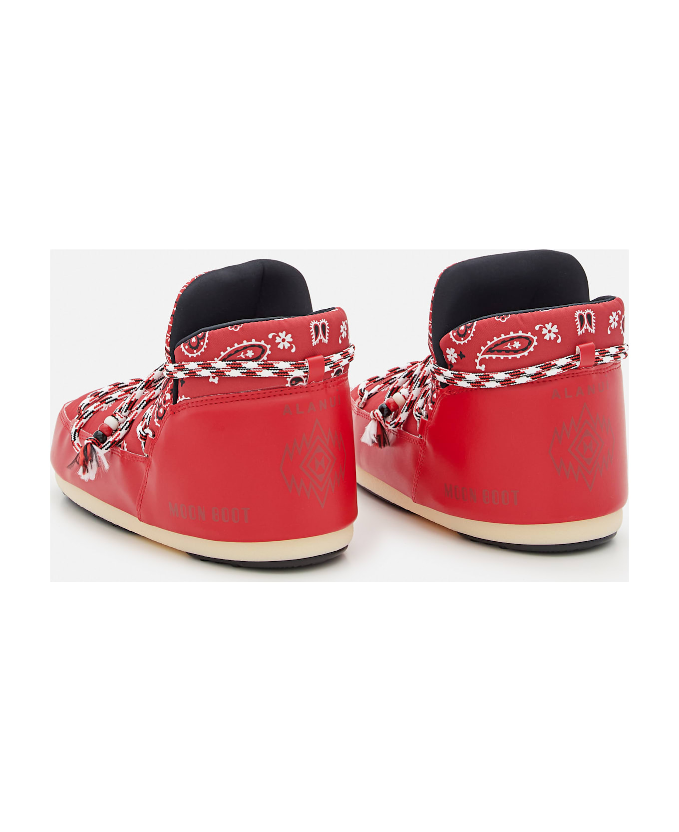 Alanui Full Moon Bandana Moonboot - Red