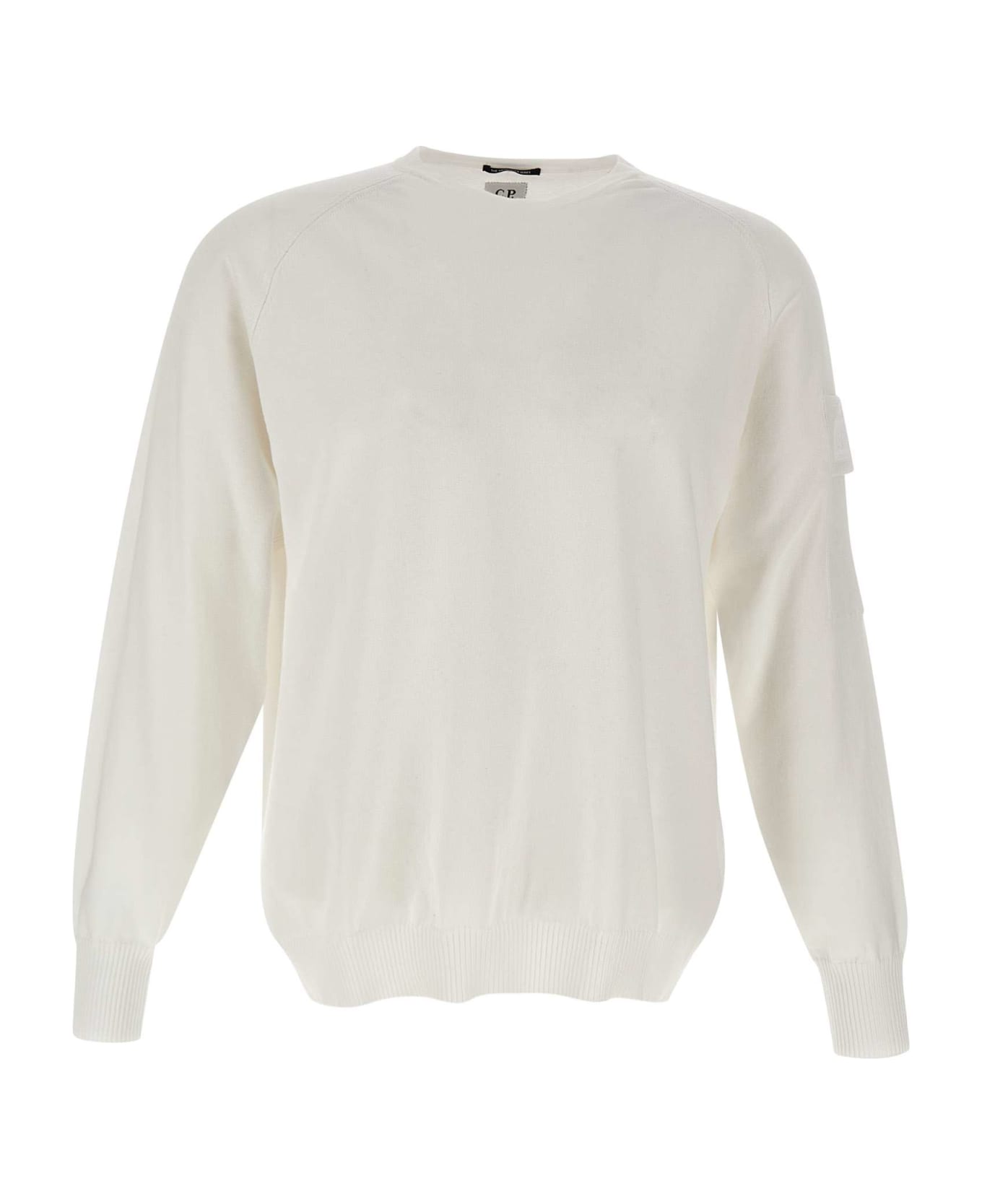 C.P. Company Cotton Sweatshirt - WHITE