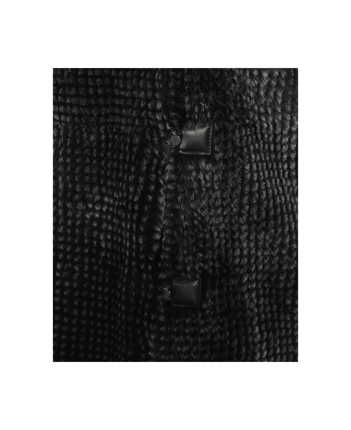 Emporio Armani Fur Coat - grey