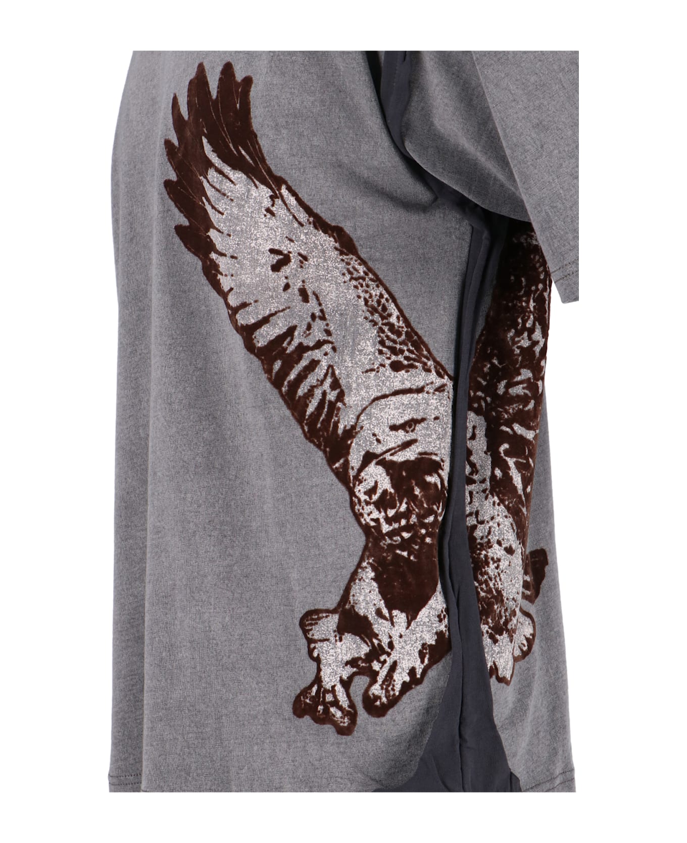 Diesel 
peeloff
 T-shirt - Gray