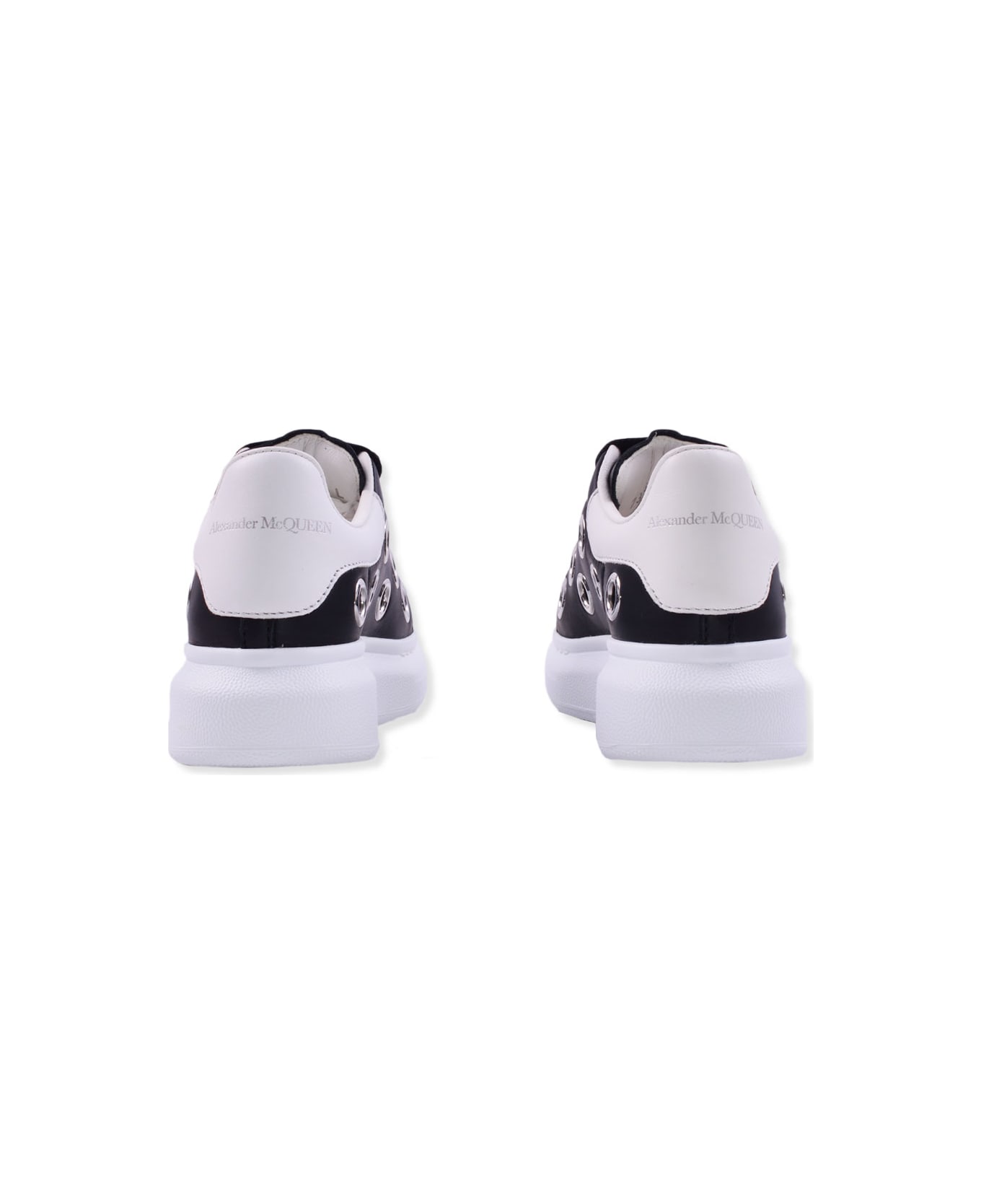 Alexander McQueen Leather Sneakers With Studs - Back