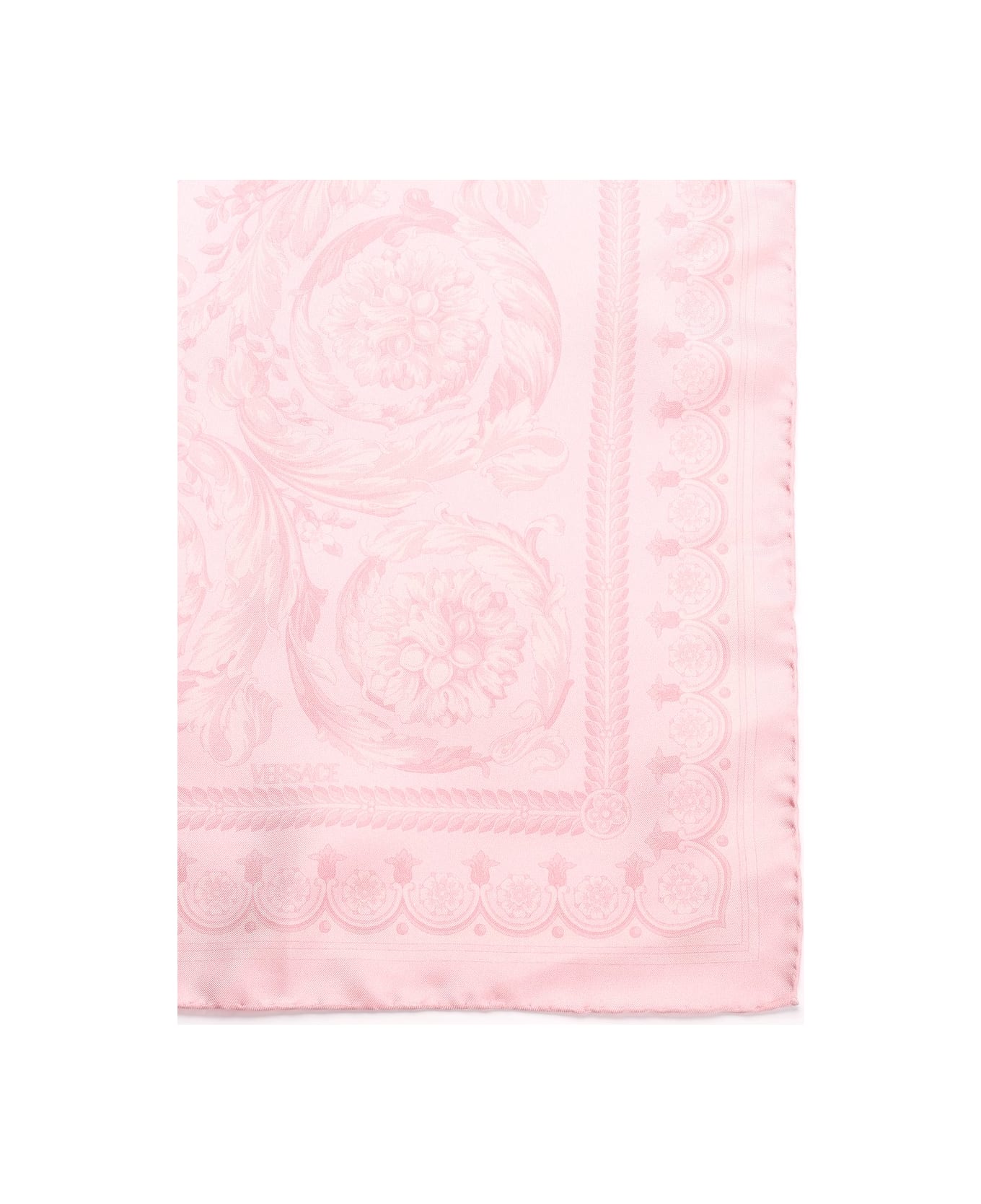 Versace Silk Twill Scarf - Pale pink スカーフ＆ストール