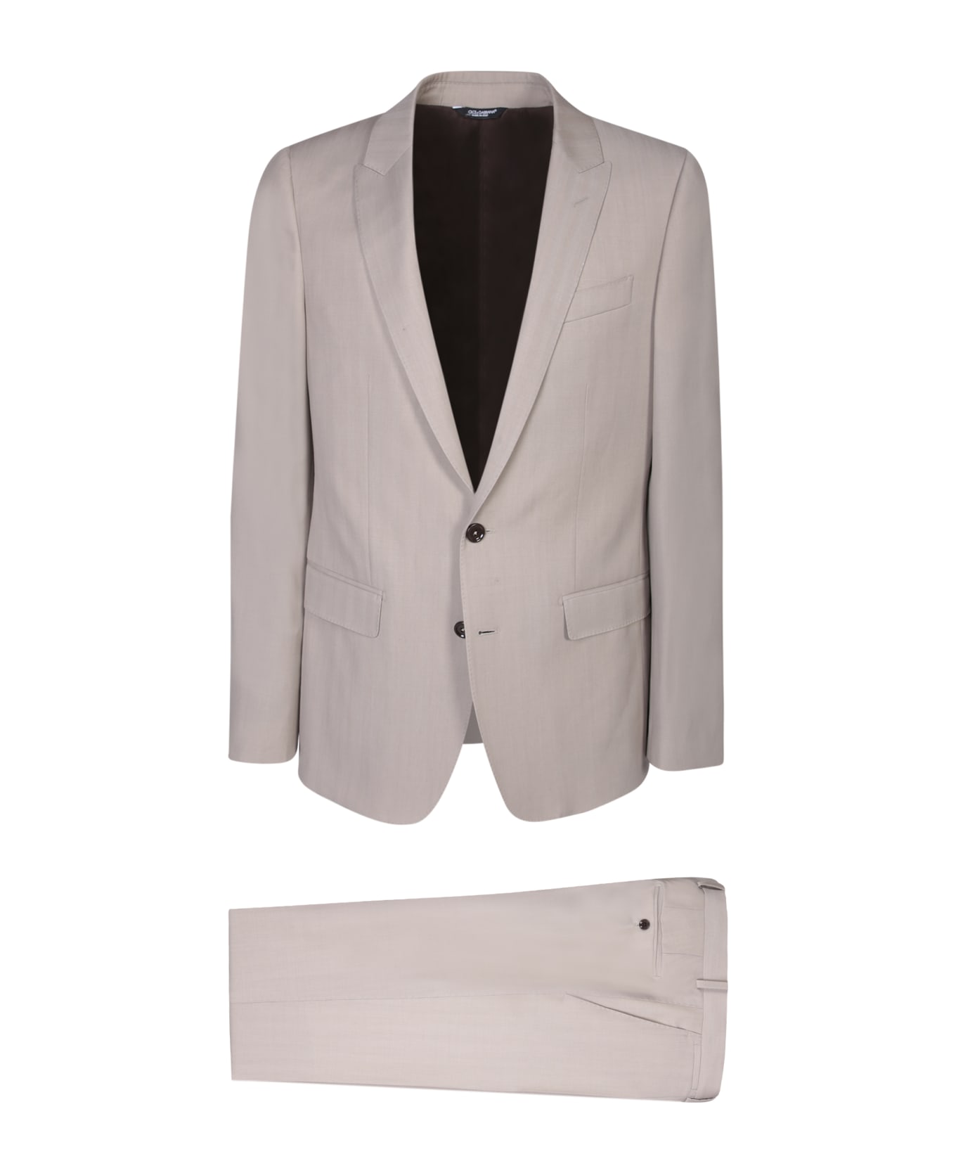 Dolce & Gabbana Single-breasted Suit - Beige