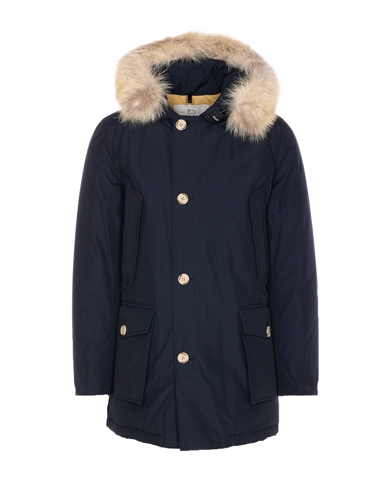 Woolrich Artic Detachable Fur Parka - Blue