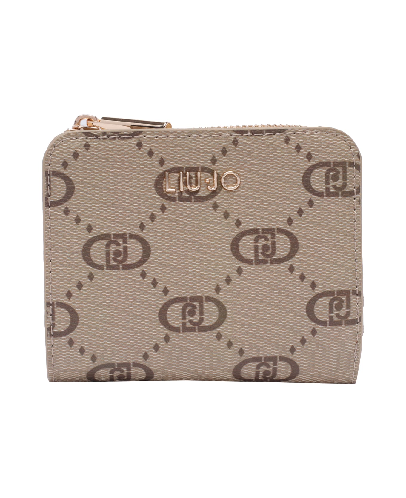 Liu-Jo Logo Cards Holder - Beige