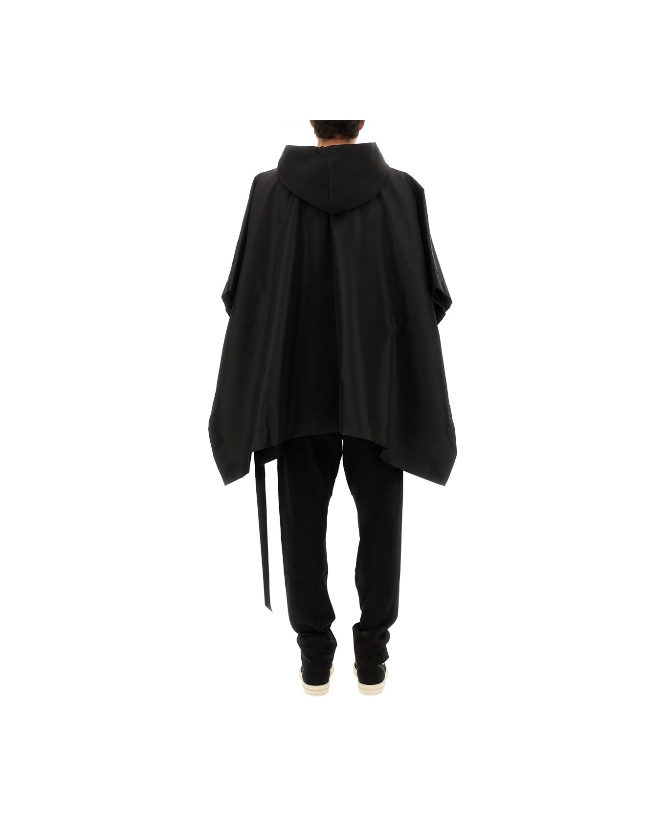 DRKSHDW Cape With Hood - BLACK