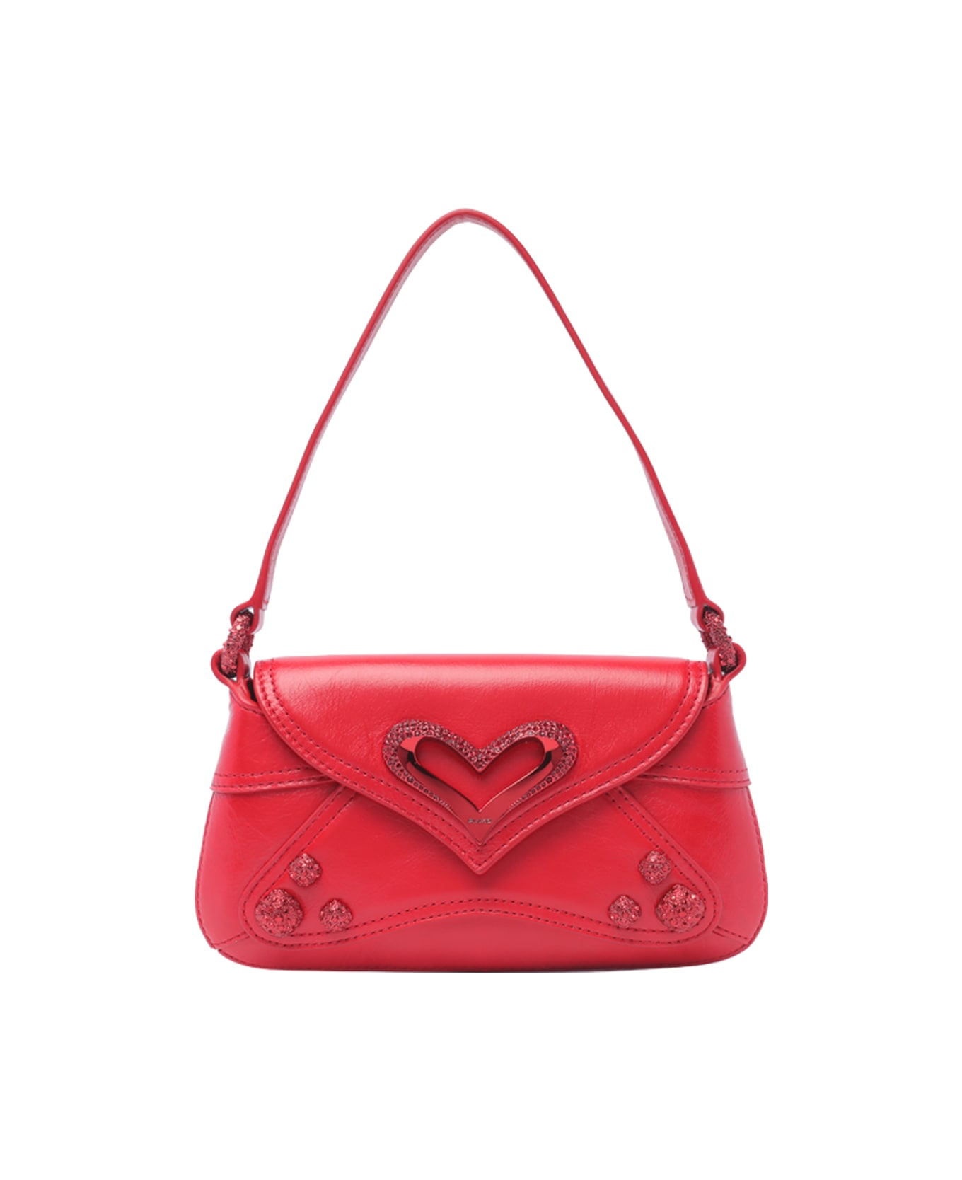 Pinko 520 Baby Shoulder Bag - Red ショルダーバッグ