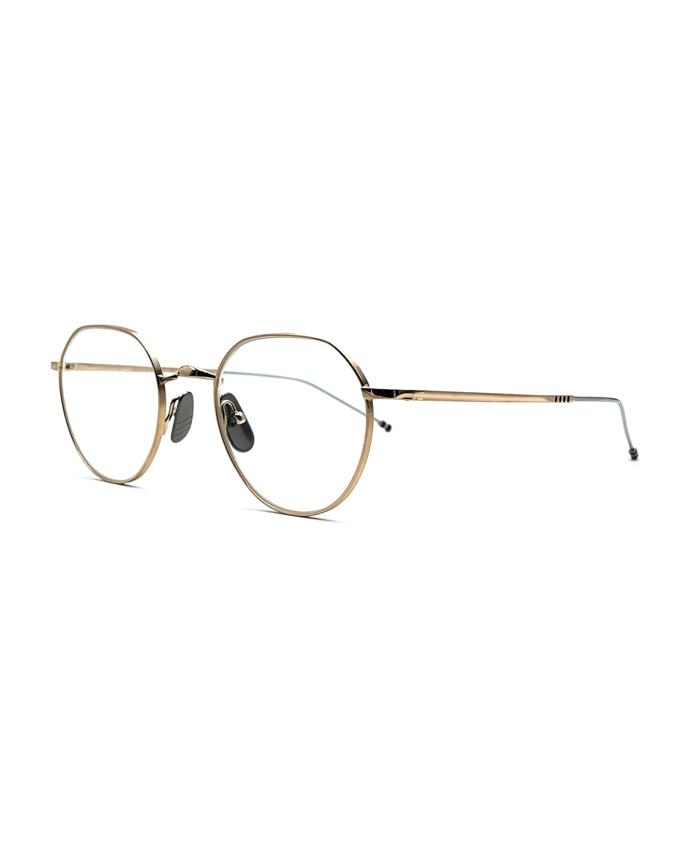 Thom Browne Round - White Rx Glasses - White アイウェア