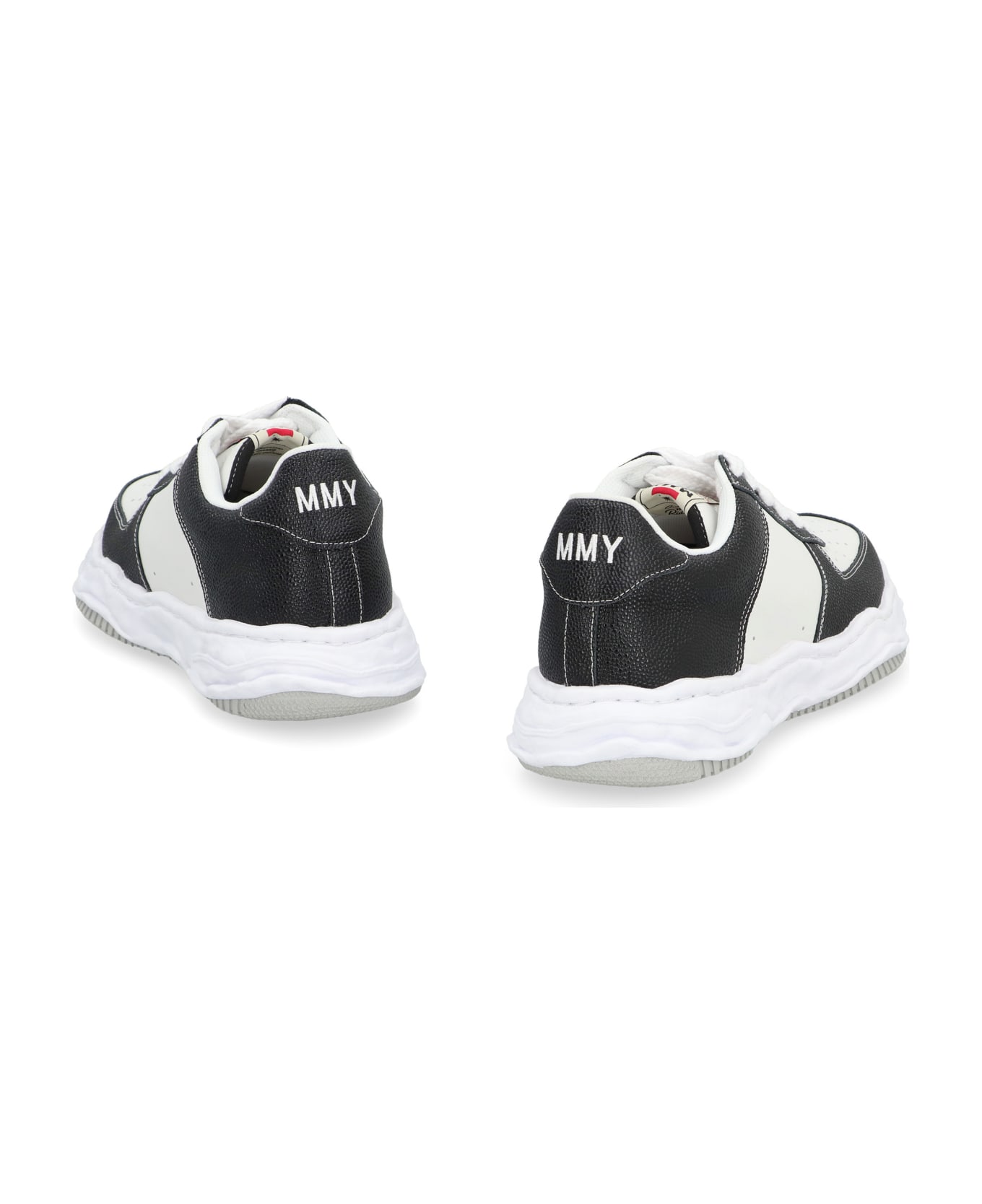 Mihara Yasuhiro Wayne Leather Low-top Sneakers - White スニーカー