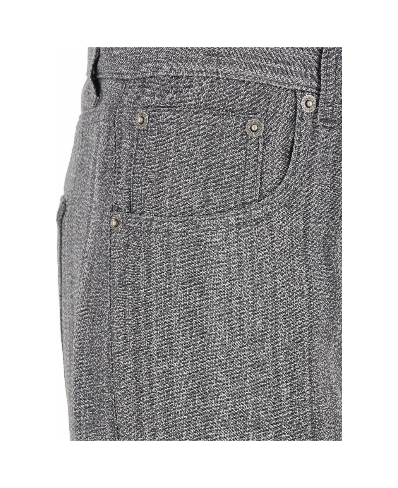 Phoebe Philo Grey Jeans With Belt Loops And Tapered Leg In Denim Woman - Grey