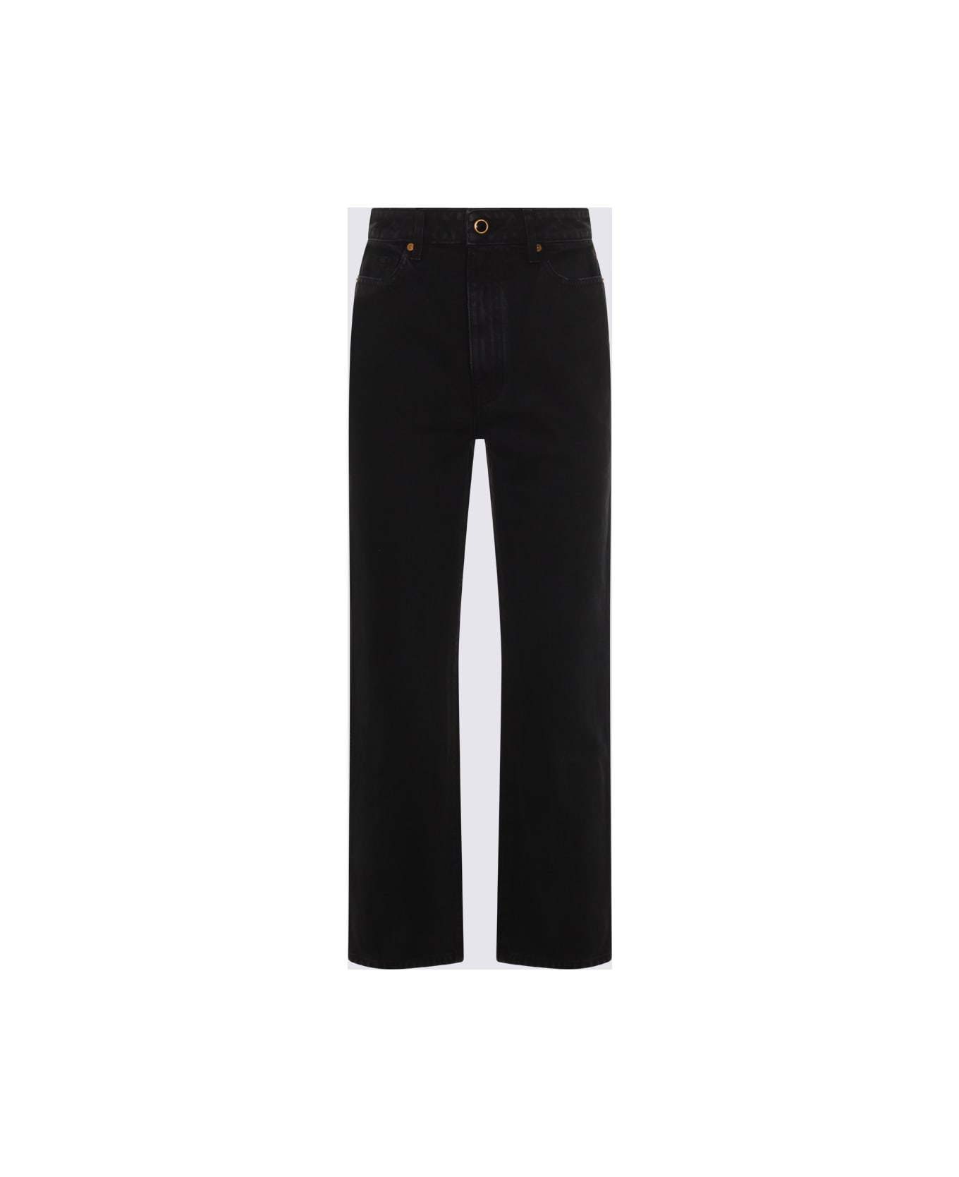 Khaite Black Cotton Jeans - PRESCOTT