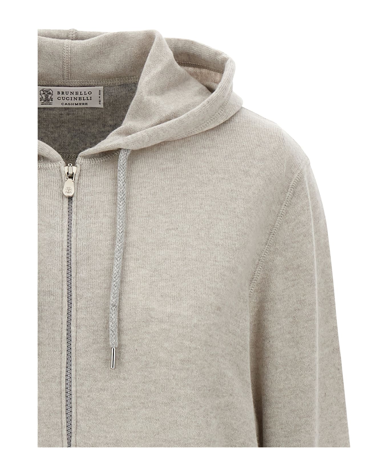 Brunello Cucinelli Cashmere Hoodie - Beige