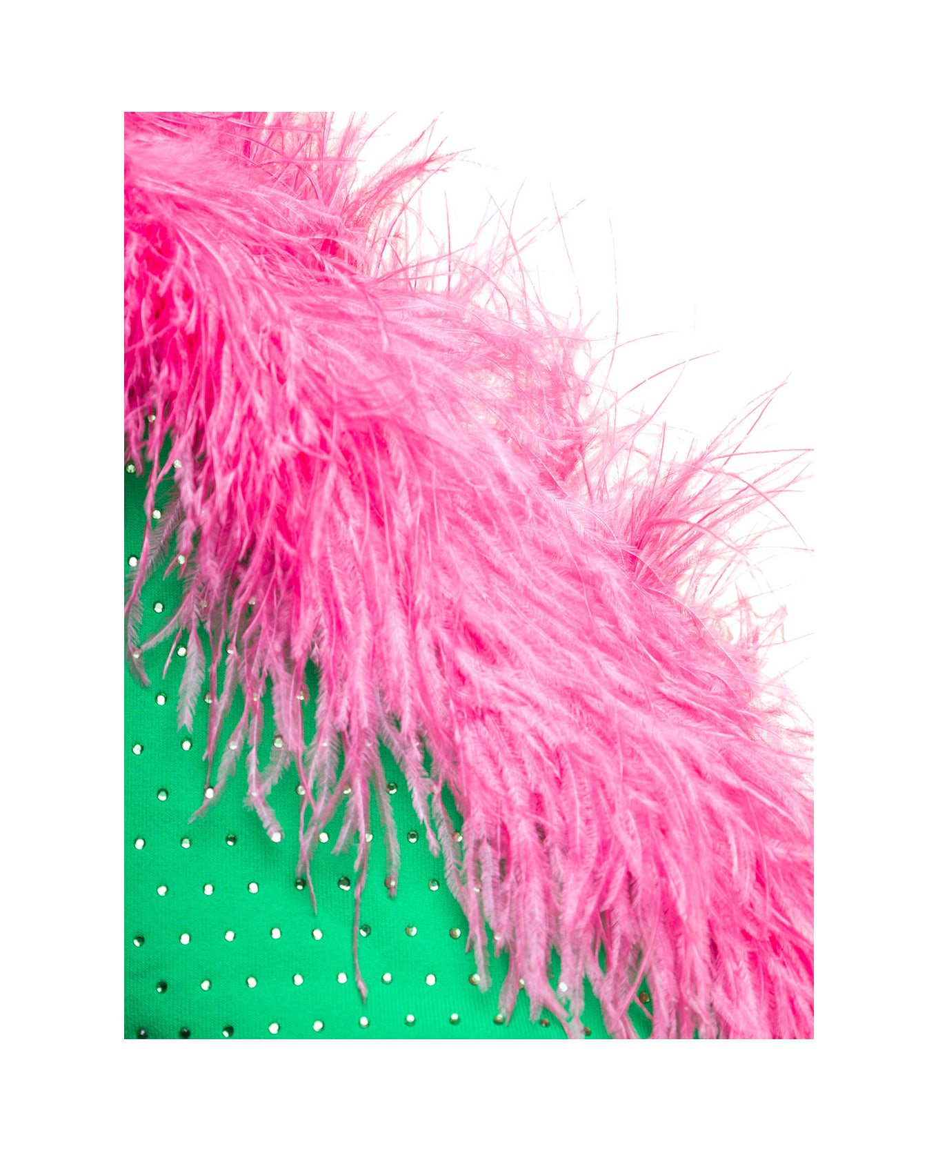 Chiara Ferragni M03 Cf Strass Knitwear - Bright Green トップス