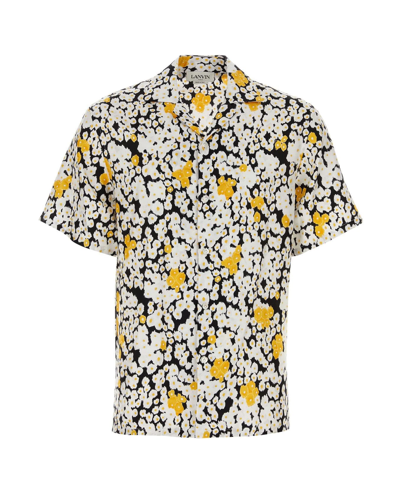 Lanvin Printed Satin Shirt - Black