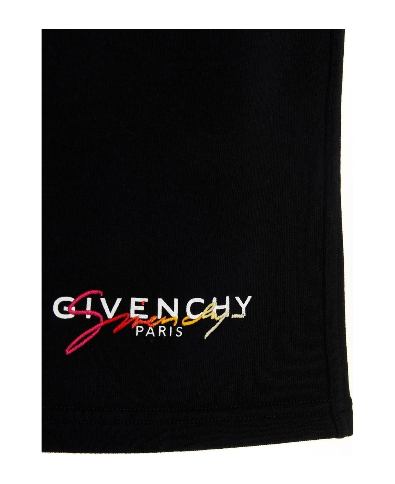 Givenchy Logo Track Shorts - Black