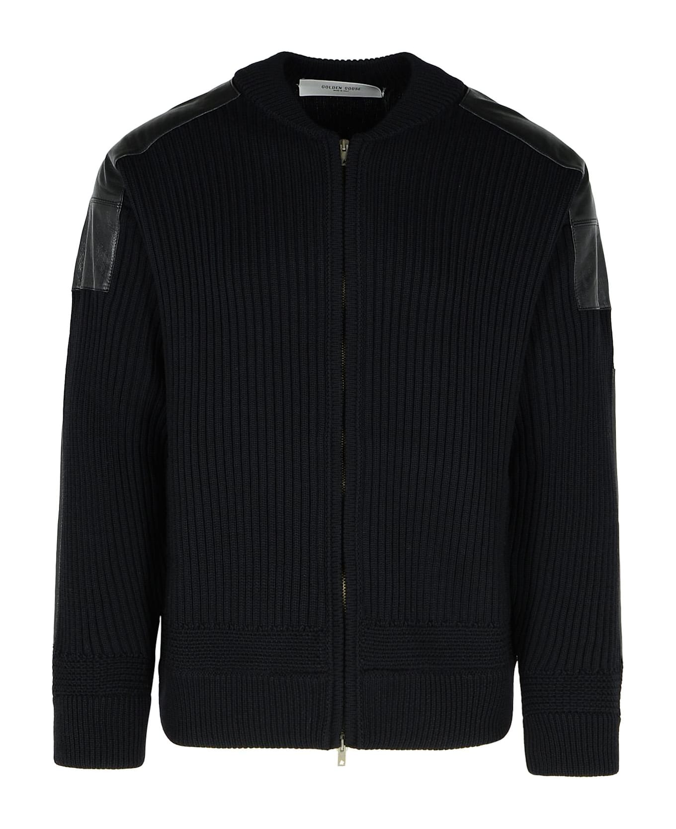 Golden Goose Black Wool Jacket - Black