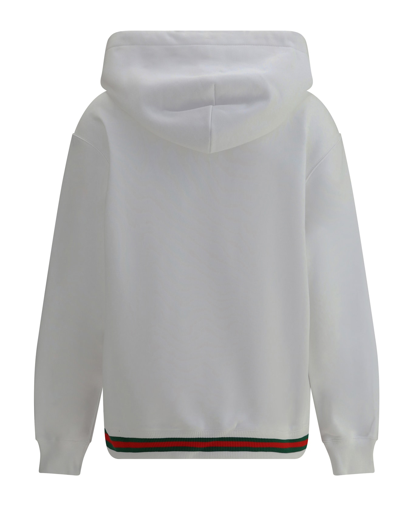 Gucci Zip Hoodie - WHITE