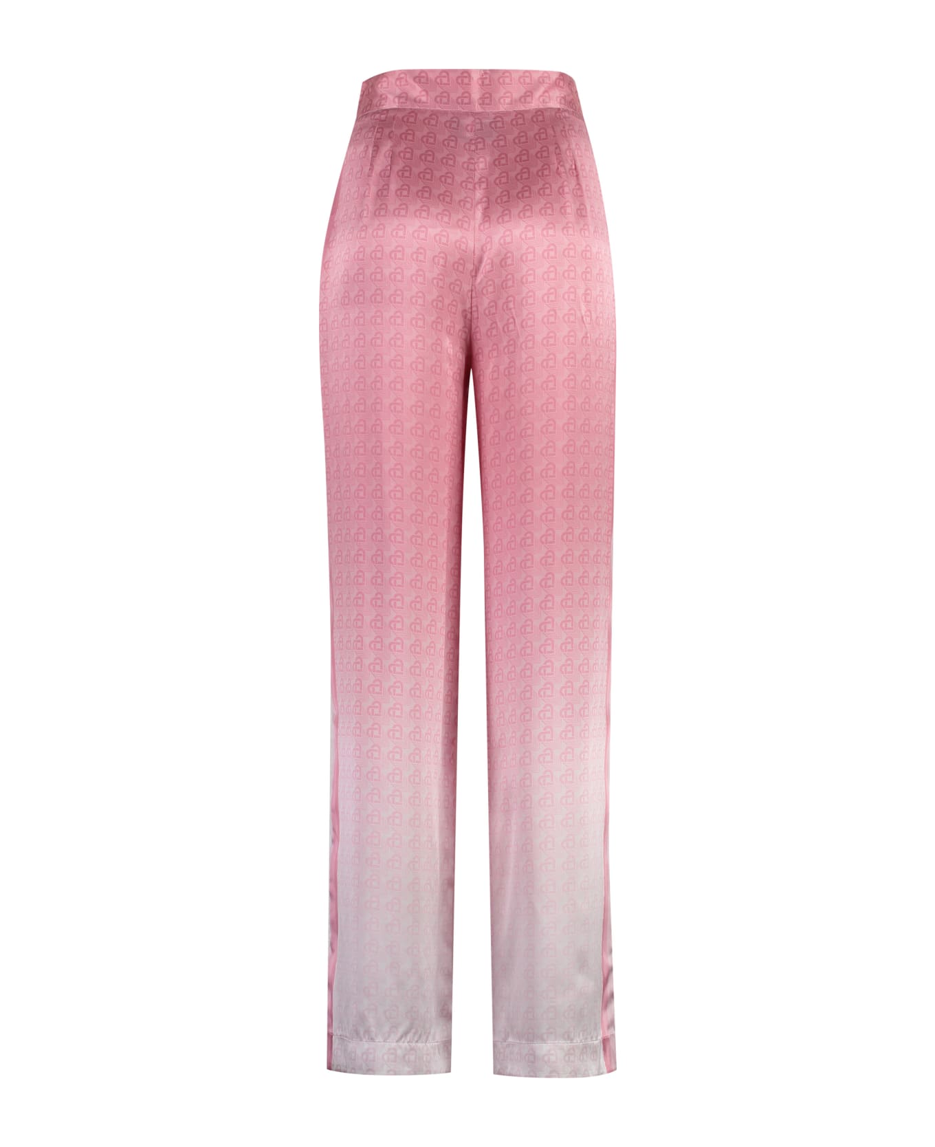 Casablanca Printed Silk Pants - Pink