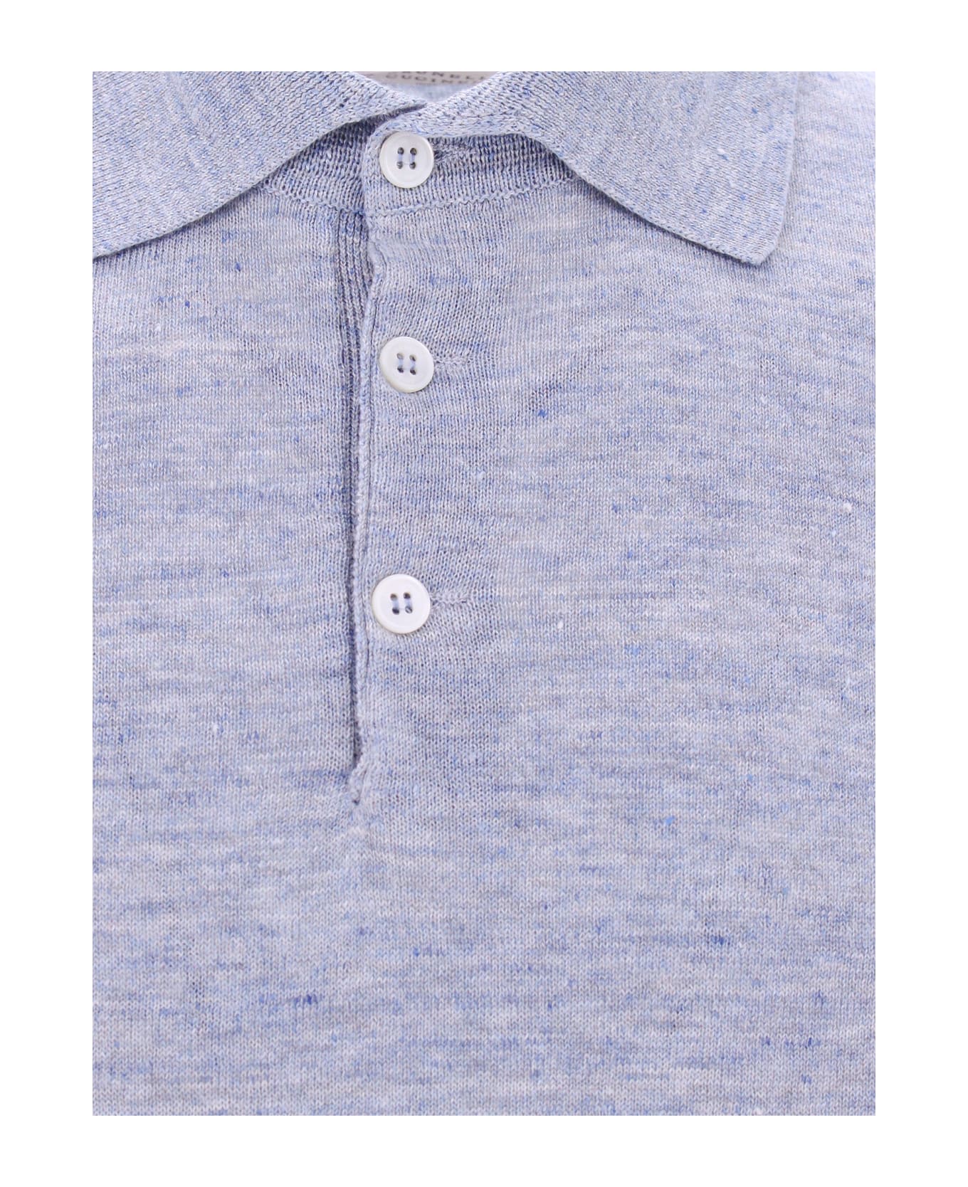 Brunello Cucinelli Polo Shirt - Blue ポロシャツ