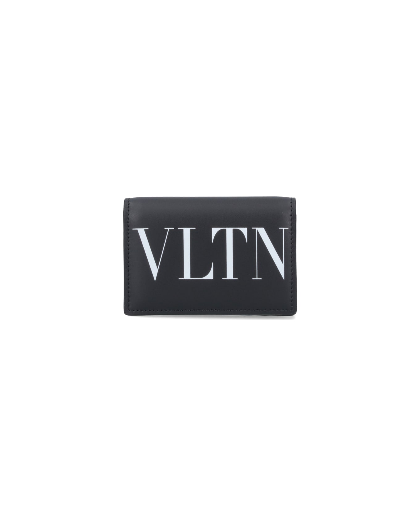 Valentino Garavani Logo Card Holder - Black   財布