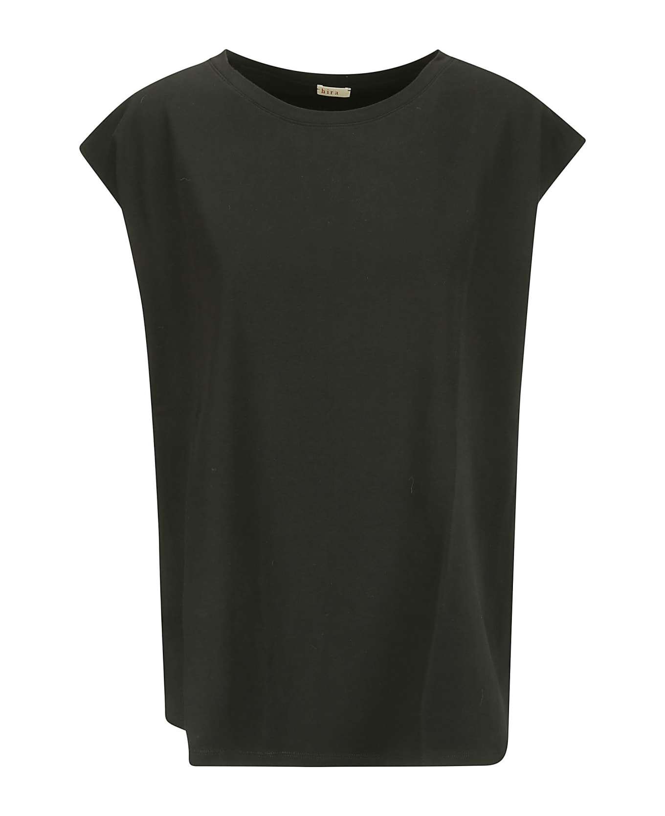 Hira Overall Cotton T-shirt - BLACK