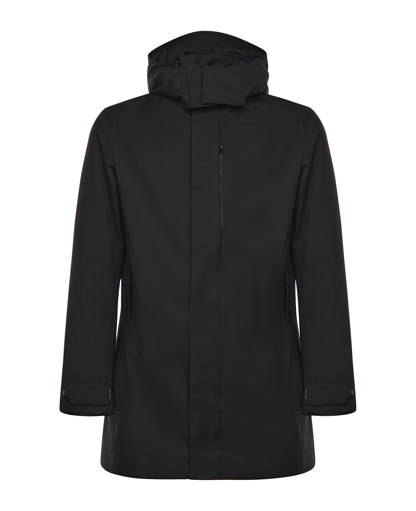 Save the Duck Sid Hooded Coat - Black