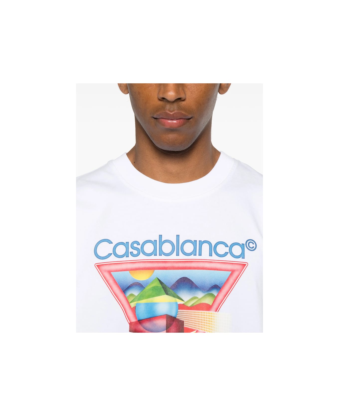 Casablanca T-shirt - WHITE