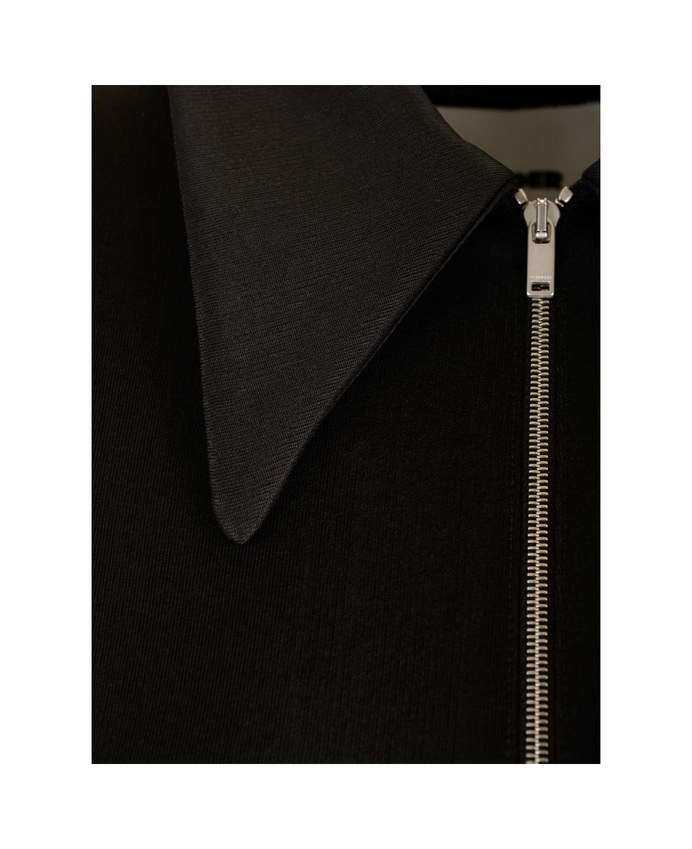 Jil Sander Black Short-sleeved Playsuit - BLACK