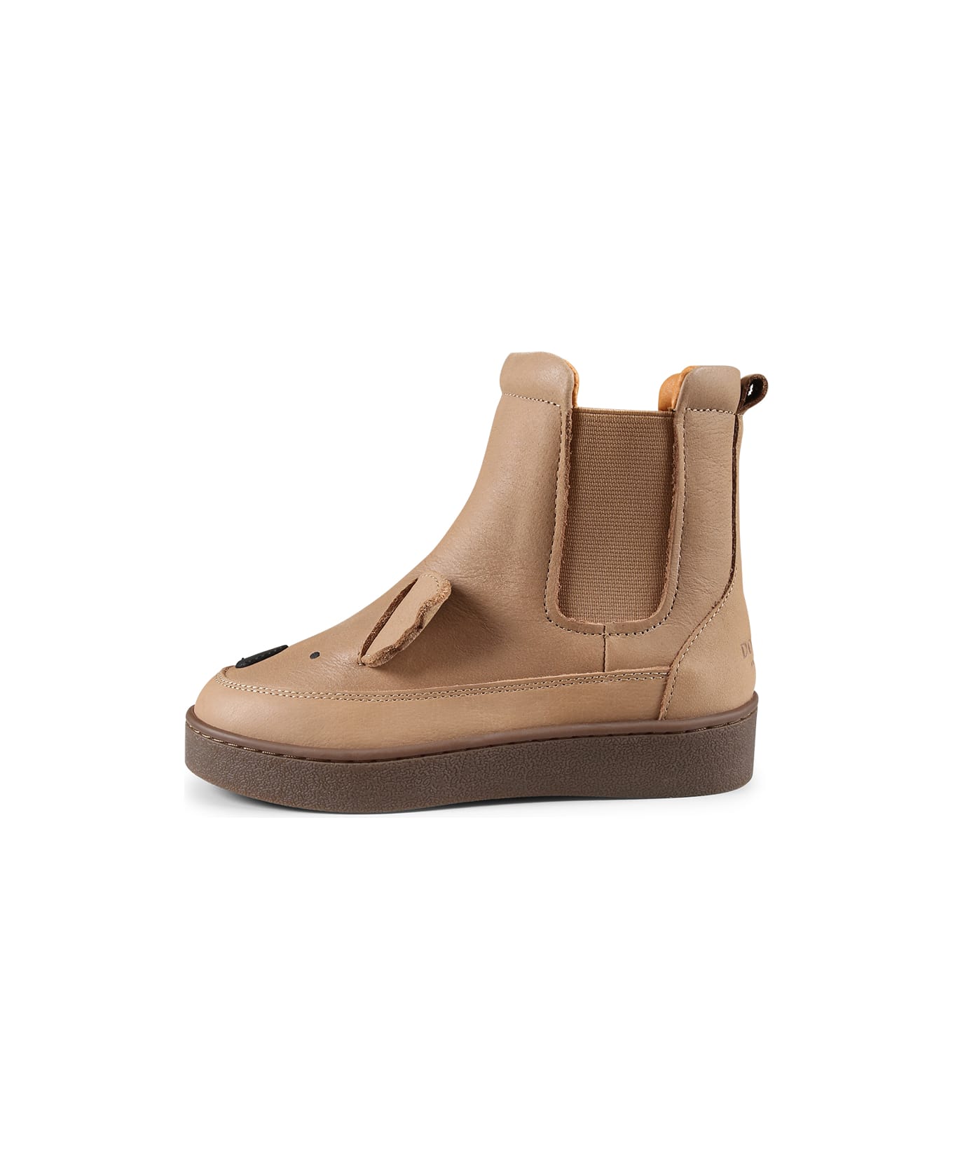 Donsje Brown Ankle Boots For Kids With Koala - Brown