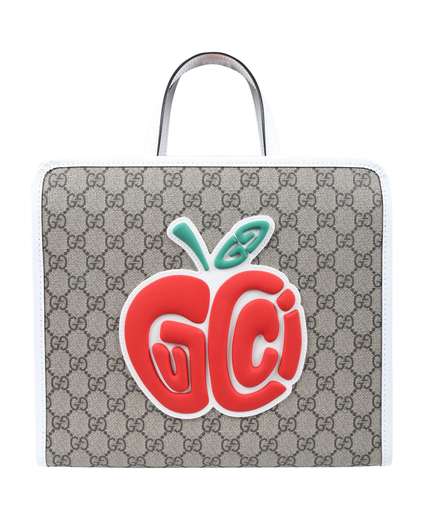 Gucci Brown Bag For Girl With Print - Brown アクセサリー＆ギフト