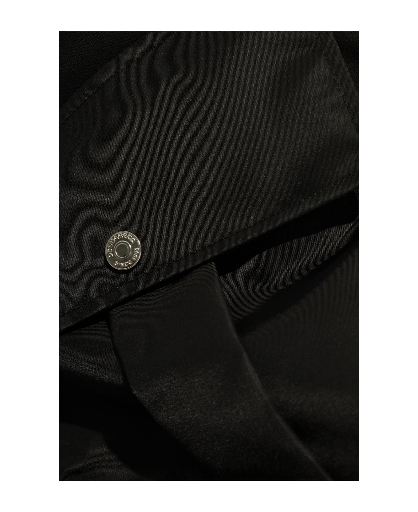Dsquared2 Jacket Made From Combined Materials - Black