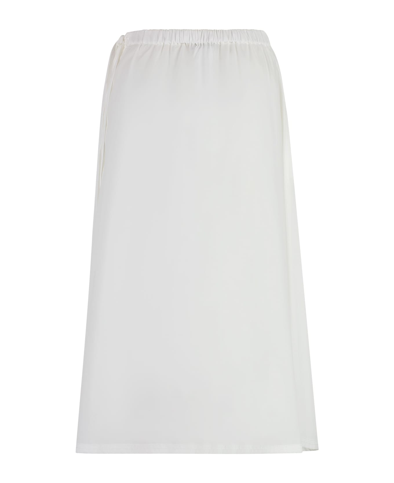 Weekend Max Mara Donata Poplin Skirt - White スカート