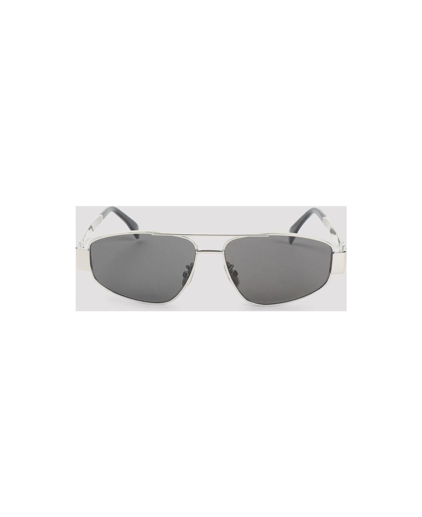 Celine Triomphe Metal 03 Sunglasses - Sm Silver Smoke