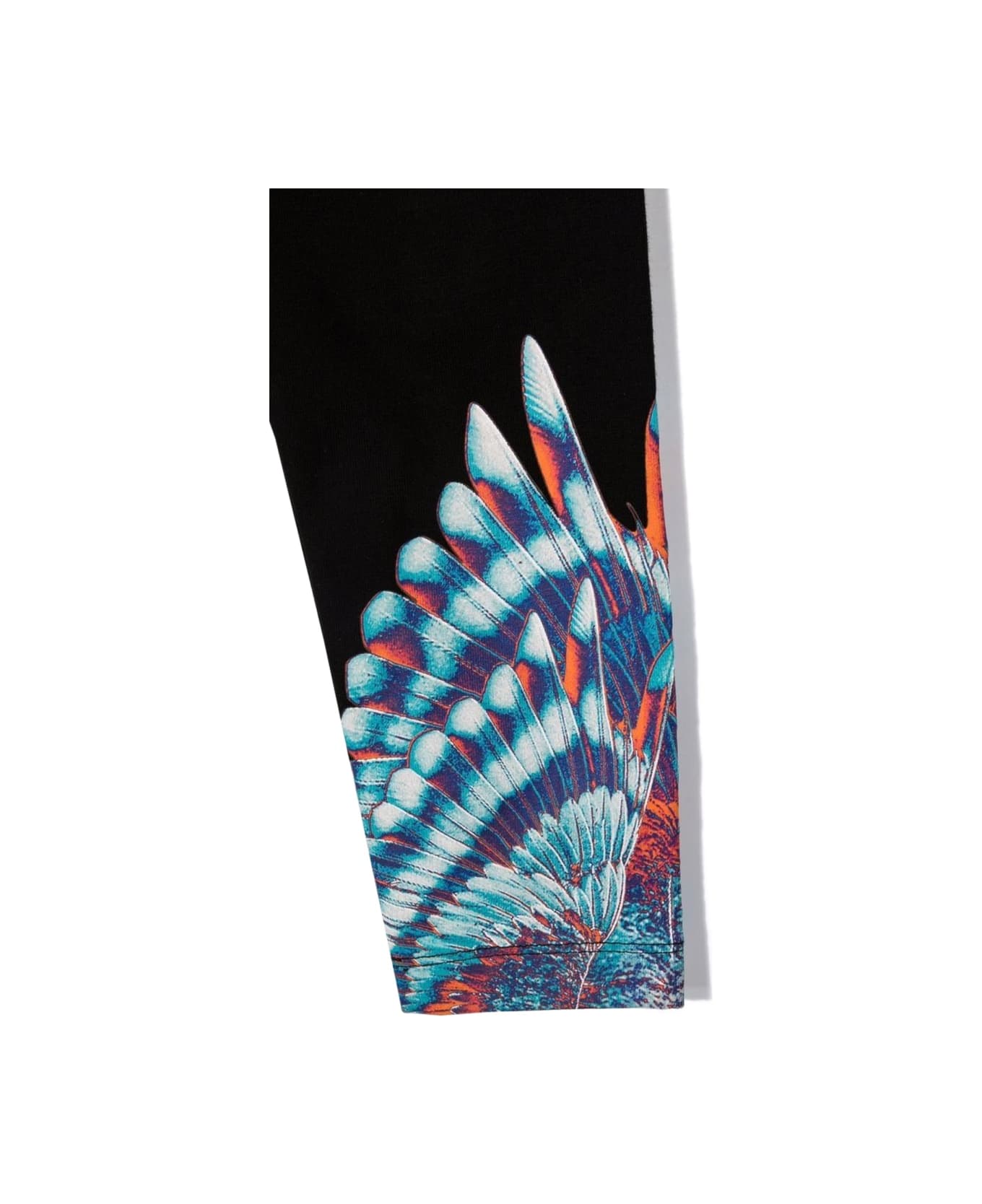 Marcelo Burlon Blue Birds Wings Leggings - BLACK