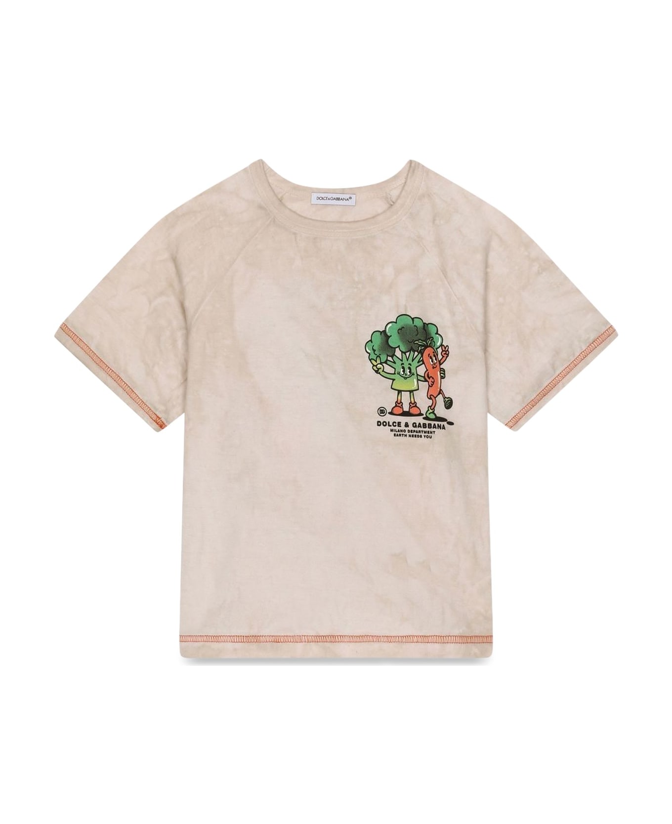 Dolce & Gabbana T-shirt M/c Gardener - BEIGE