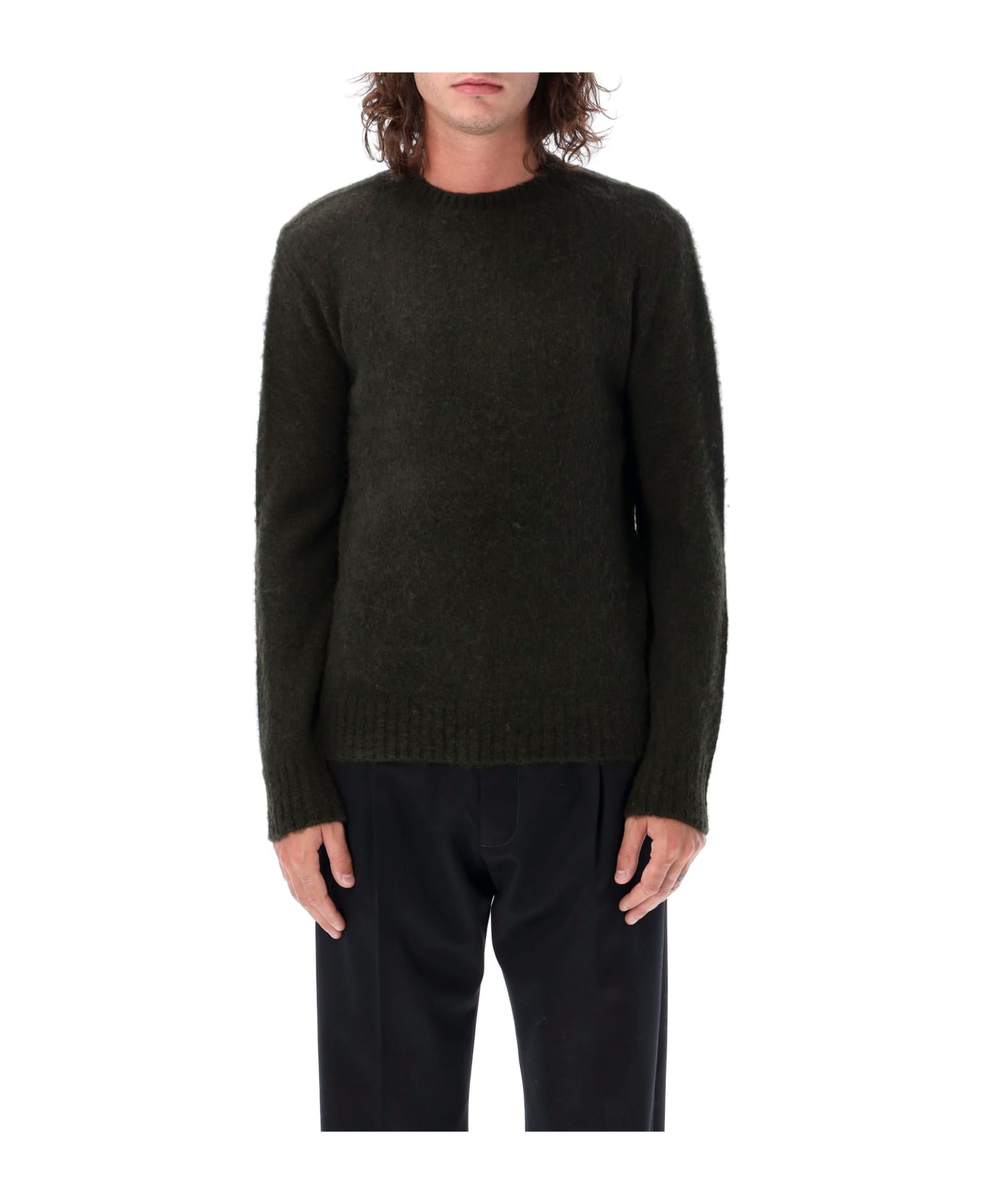 Aspesi Crewneck Sweater - MILITARY GREEN ニットウェア