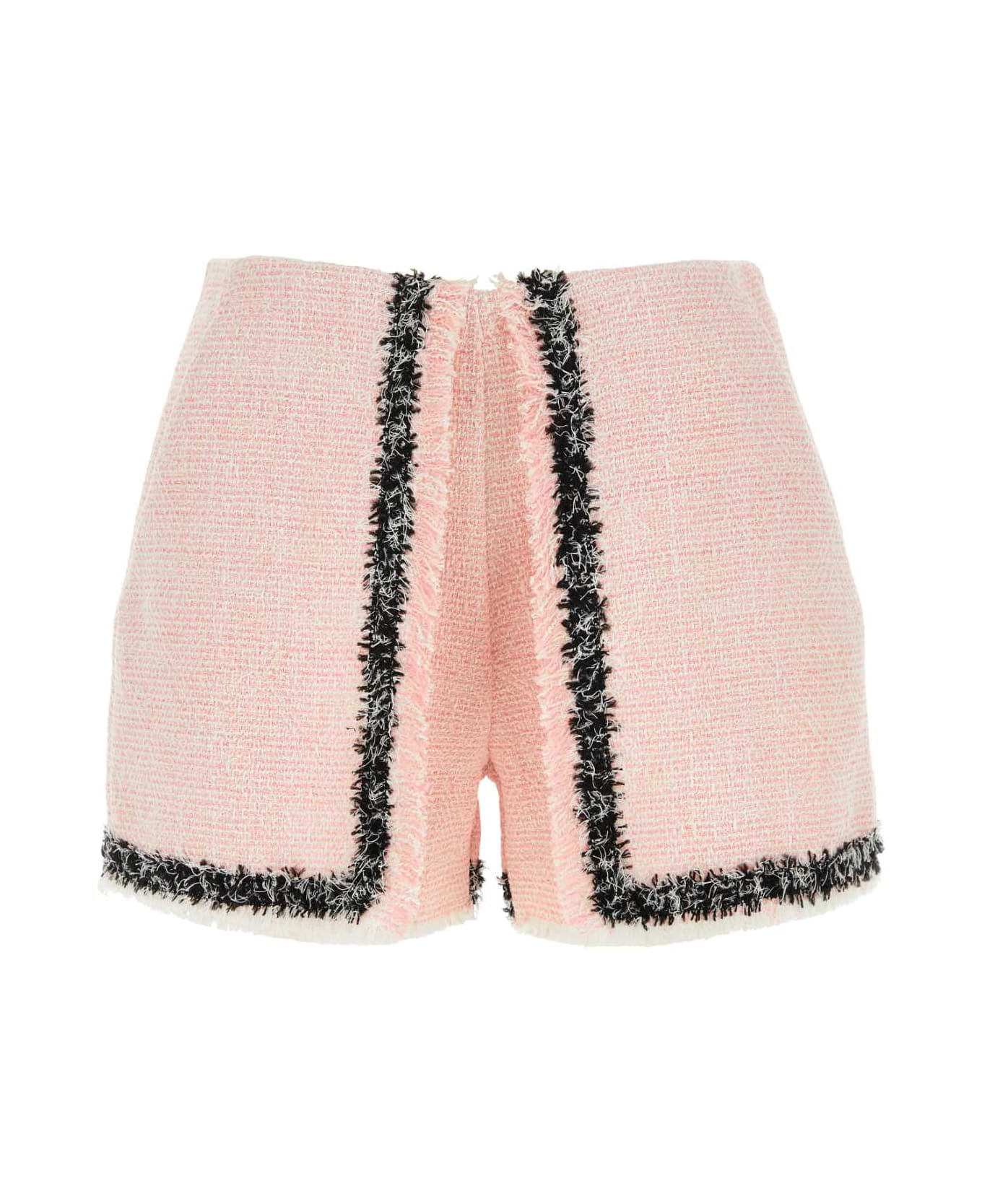 MSGM Pink Bouclã© Shorts - PINK