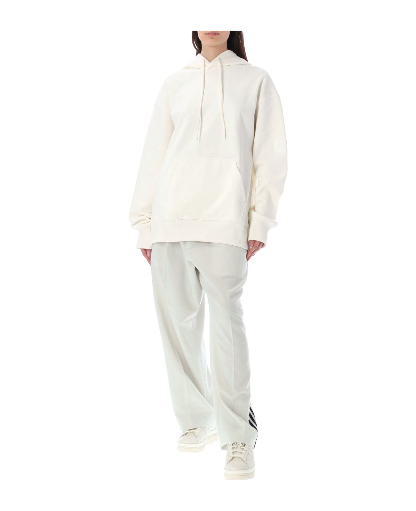 Y-3 Oversize New Logo Hoodie - OFF WHITE