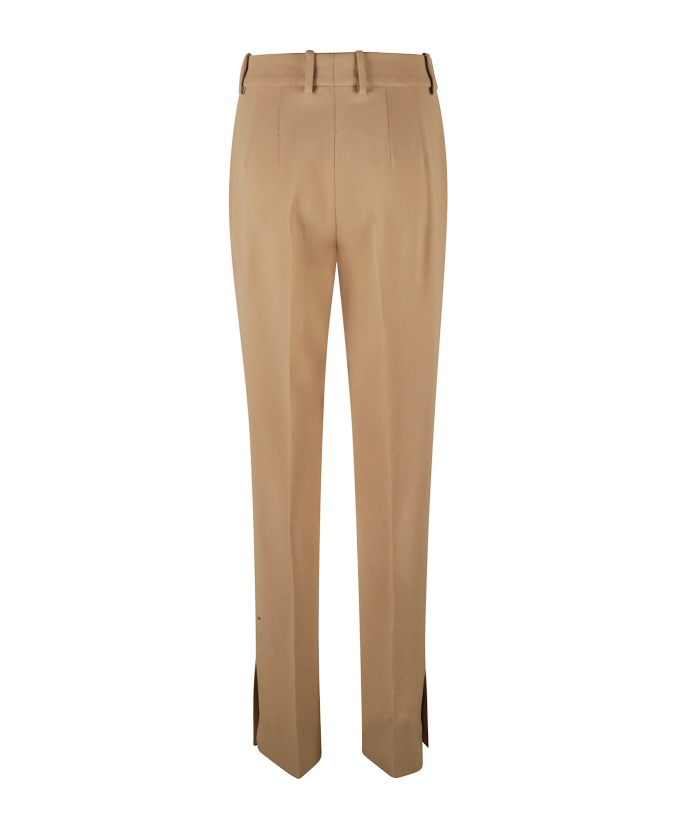 Ermanno Scervino High-waist Plain Slim Trousers - Nocciola