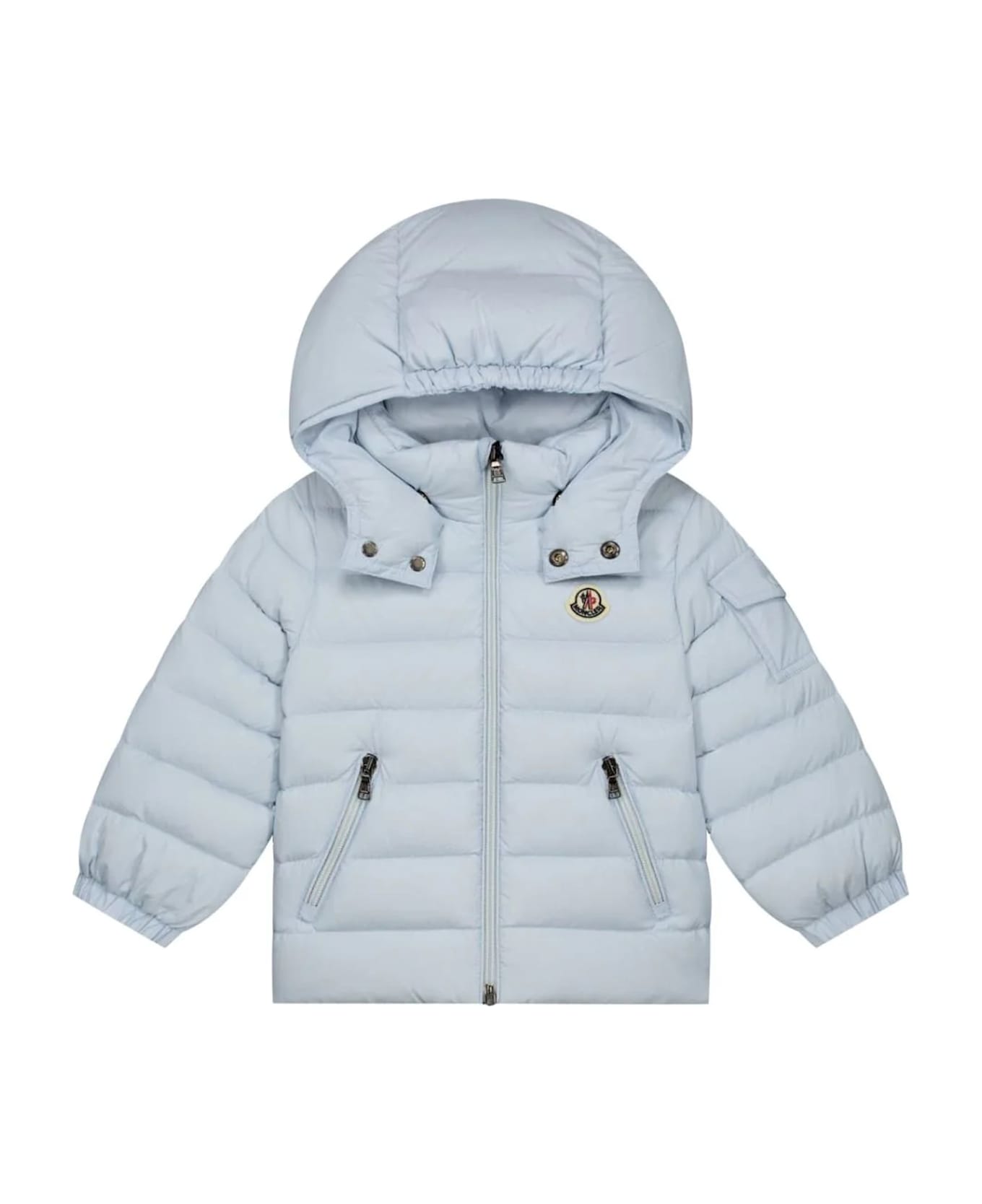 Moncler Kids Coats Clear Blue - Clear Blue