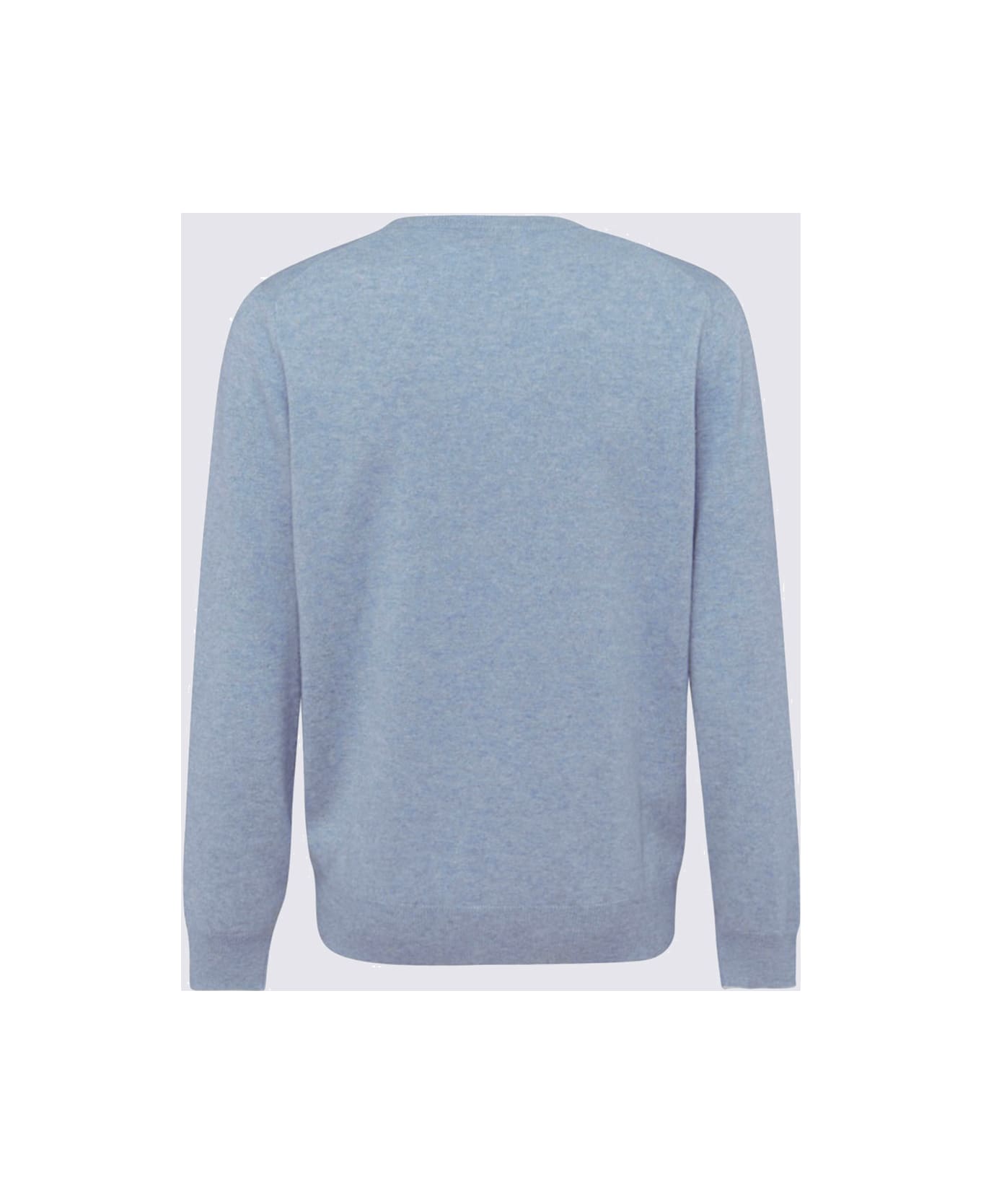 Brunello Cucinelli Light Blue Cashmere Knitwear - Grey