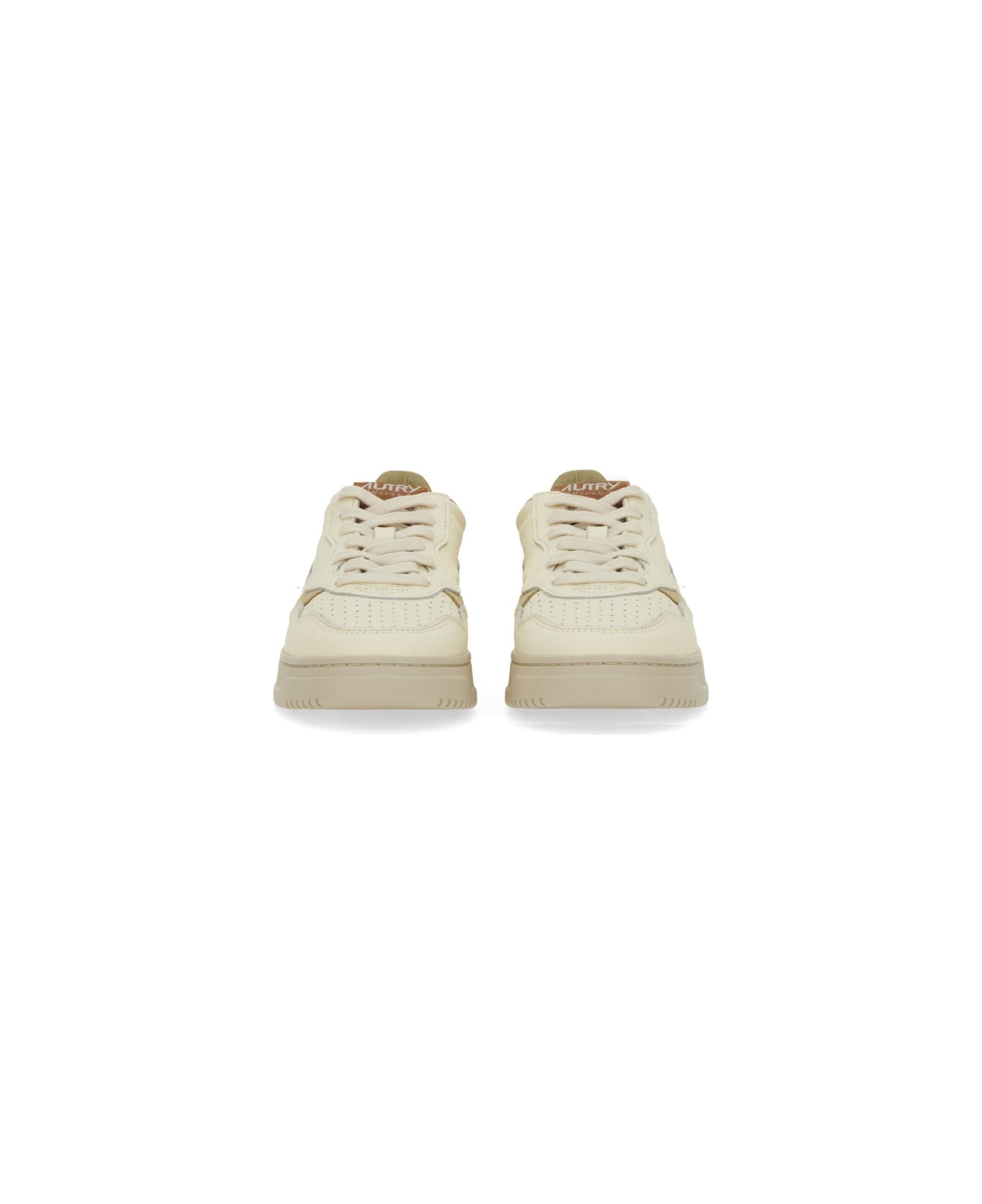 Autry Medalist Low Sneaker - BIANCO/MARRONE